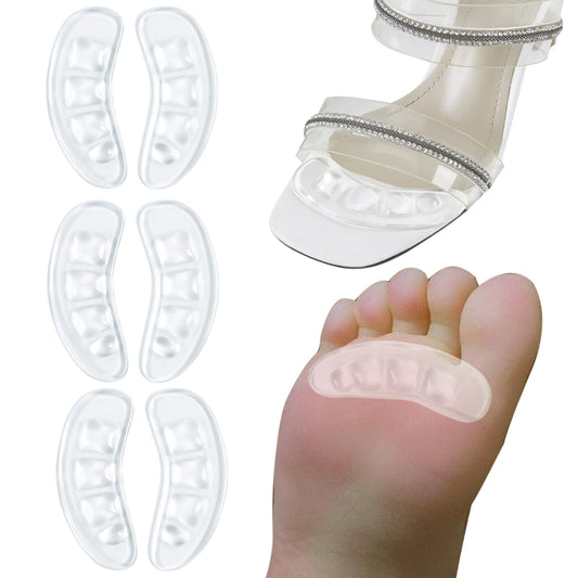 Metatarsal Pads Women,Ball of Foot Cushions for Heels,Non-Slip Foot Pads to Relief Pains All Day,Toe Pads for Heels, Shoe Gummies for Heels, Heel Pads for Stop Feet from Sliding Forward